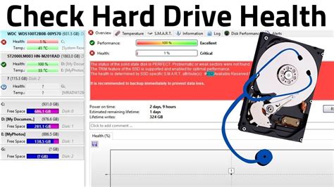 how to test the health of a hard drive|check if hdd is failing.